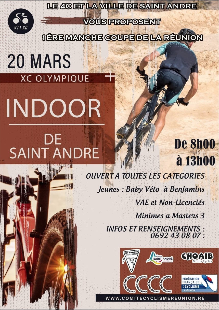 Affiche Manche1 XC INDOOR Saint Andre 4C