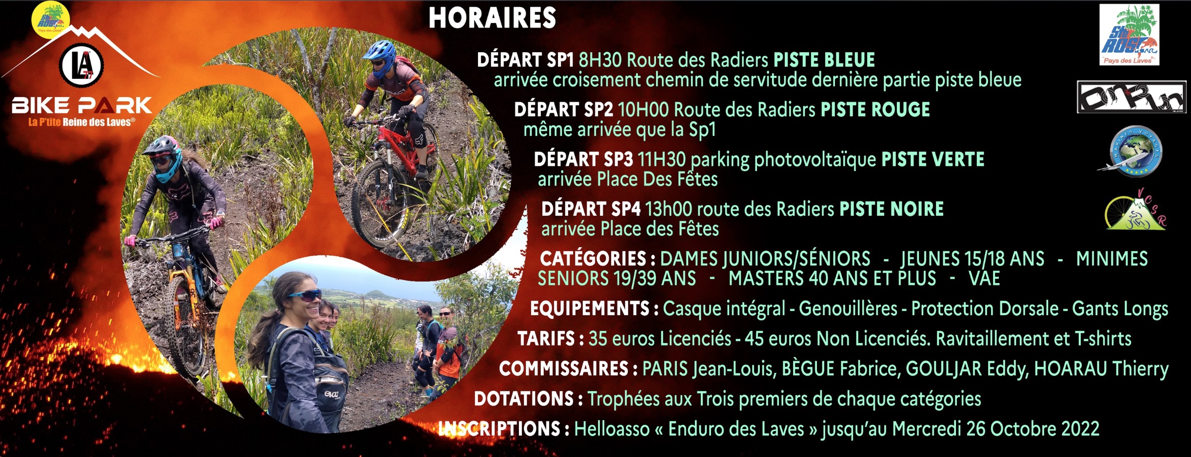 AFFICHE Enduro des Laves 2022