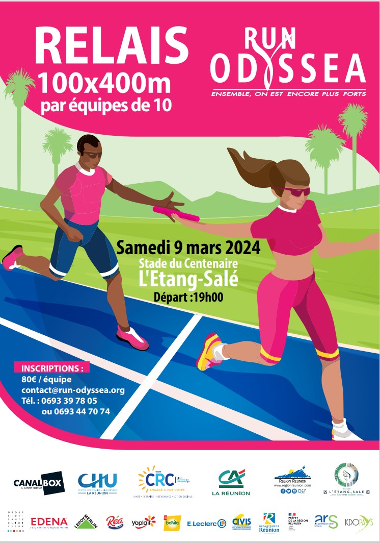 AFFICHE Relais 100x400m RunOdyssea 2024