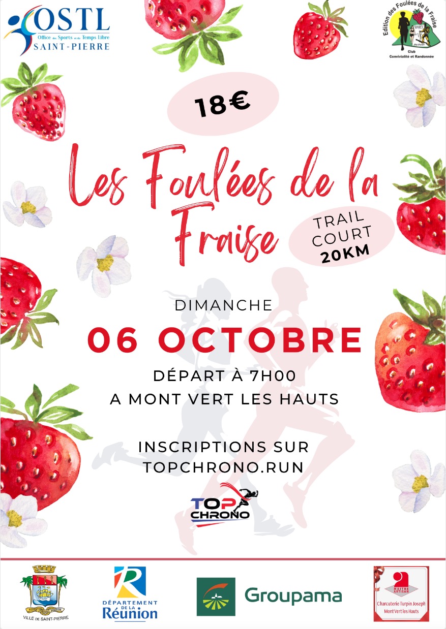 AFFICHE Les Foulees de la Fraise 2024