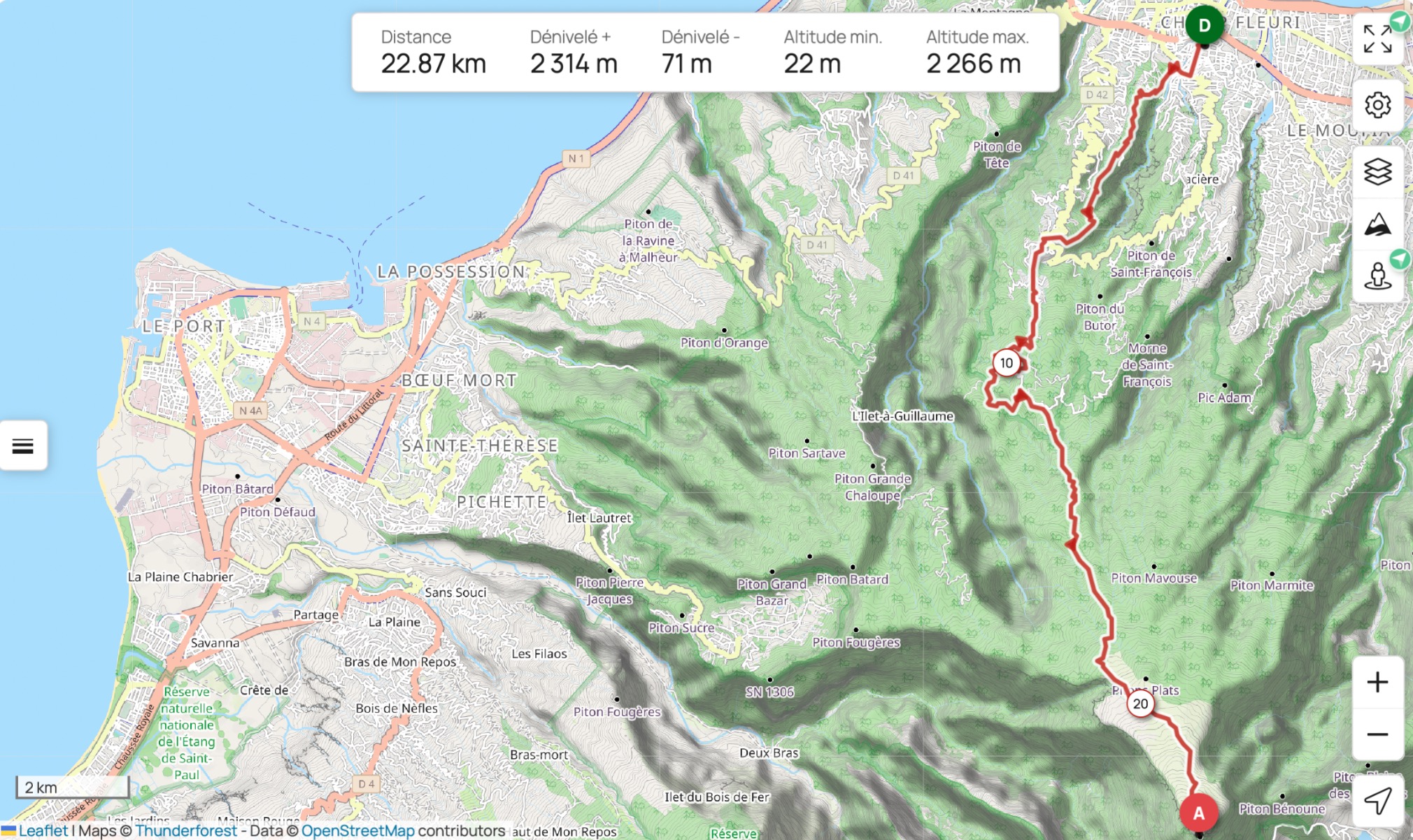 PLAN Trail Roche Ecrite MARGOTRUN CAP0